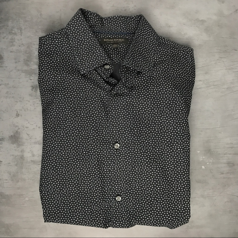 Banana Republic L Tall Long Sleeve Shirt